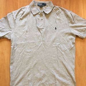 Polo Ralph Lauren Short Sleeve Gray Polo Men Small